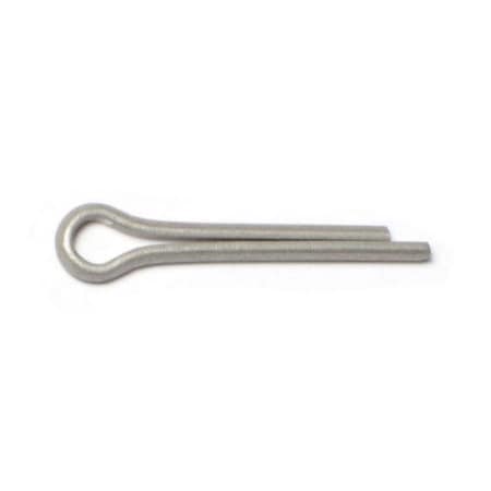 Midwest Fastener  Cotter Pin, 5/32 in Dia, 1 in L, Stainless Steel 74853